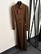 Gucci Interlocking G Belted Silk Satin Shirt Dress