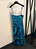 Pucci Layered Printed Silk-twill Maxi Dress