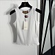 Gucci Web Stripe Logo Ribbed Tank Top