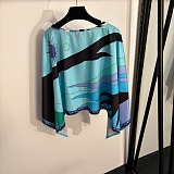 Pucci Layered Printed Silk-twill Maxi Dress