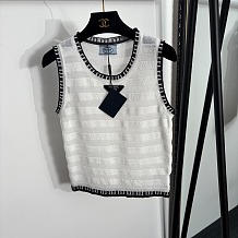 Sheer/Semi-transparent Knit Vest