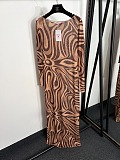 PUCCI Marmo printed mesh maxi dress
