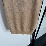 Gucci Lurex Metallic GG Monogram Knit Vest