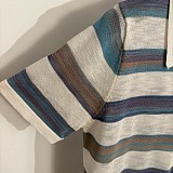 Loewe Stripe Knitted Polo Top
