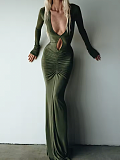 Helsa Natasha Ruched Dress