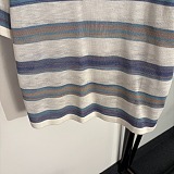 Loewe Stripe Knitted Polo Top