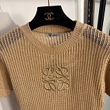 Loewe Slim Knit Sheer Tee Top
