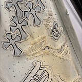 Chrome Hearts Crystal Embellishments.Jeans