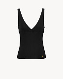 Saint Laurent CASSANDRE Tank Top in Ribbed