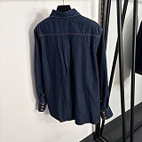 Celine Cotton Shirt in Denim Blue