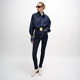 Celine Cotton Shirt in Denim Blue