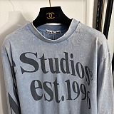 ACNE STUDIOS Printed hemp and cotton-blend jersey T-shirt