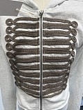 Grey Golden Drummer Hoodie