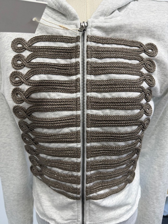 Grey Golden Drummer Hoodie