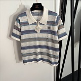 Loewe Stripe Knitted Polo Top