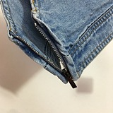 Loewe Cropped Embellished Denim Top