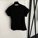 Loewe Bat Shoulder T-shirt in Black