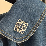 Loewe Cargo skirt in denim Blue