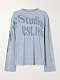 ACNE STUDIOS Printed hemp and cotton-blend jersey T-shirt