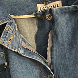 Loewe Cargo skirt in denim Blue