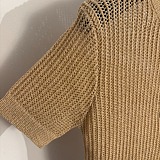 Loewe Slim Knit Sheer Tee Top