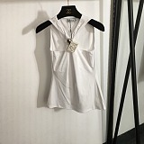 Loewe Pebble Ribbed-Knit Cotton Jersey Top