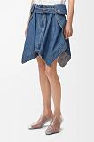 Loewe Cargo skirt in denim Blue