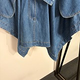 Loewe Cargo skirt in denim Blue