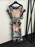 Zimmermann Scarborough Ruffle Midi Dress