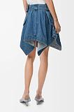 Loewe Cargo skirt in denim Blue