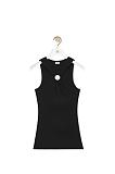 Loewe Pebble Ribbed-Knit Cotton Jersey Top
