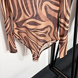 Pucci Marmo Semi-Sheer Bodysuit