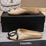 Chanel  Quilted Flat Mules
