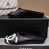 Chanel  Quilted Flat Mules
