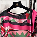 Pucci Vivara Print Cape Blouse