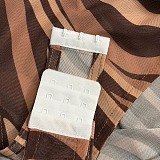 Pucci Marmo Semi-Sheer Bodysuit