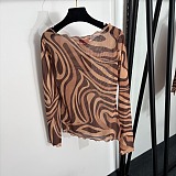 Pucci Marmo Semi-Sheer Top