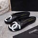 Chanel  Quilted Flat Mules