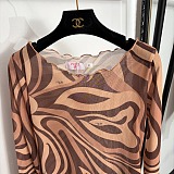 Pucci Marmo Semi-Sheer Top