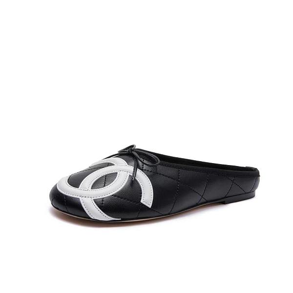 Chanel  Quilted Flat Mules