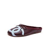 Chanel  Quilted Flat Mules