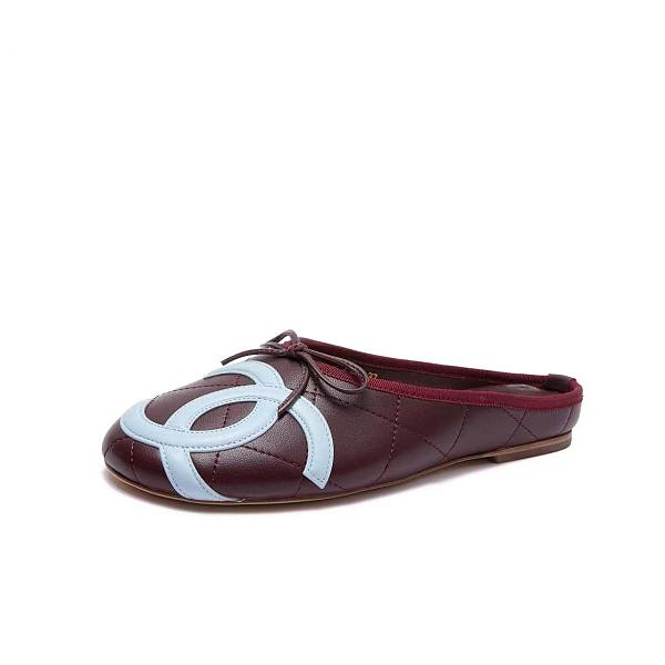 Chanel  Quilted Flat Mules