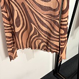 Pucci Marmo Semi-Sheer Top