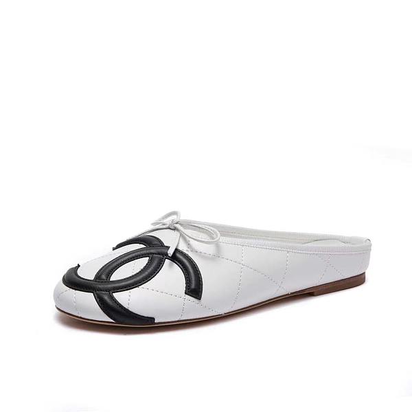 Chanel  Quilted Flat Mules