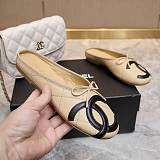 Chanel  Quilted Flat Mules