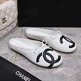 Chanel  Quilted Flat Mules
