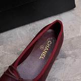 Chanel Ballet Flats in Burgundy(The CHANEL Coco Beach 2026 collection Look 27)