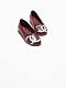 Chanel Ballet Flats in Burgundy(The CHANEL Coco Beach 2026 collection Look 27)