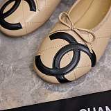 Chanel Ballet Flats in Beige & Black (The CHANEL Coco Beach 2026 collection )