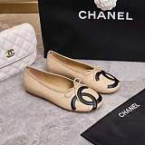 Chanel Ballet Flats in Beige & Black (The CHANEL Coco Beach 2026 collection )